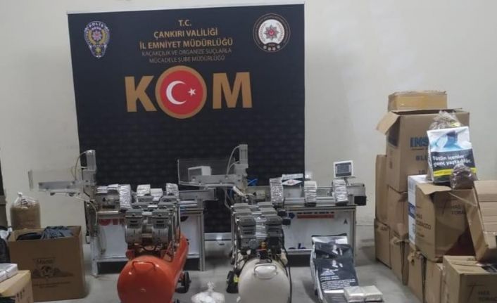 Çankırı’da kaçak tütün operasyonu: 190 kilogram ele geçirildi