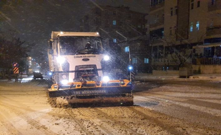 Çorum’da eğitime kar engeli