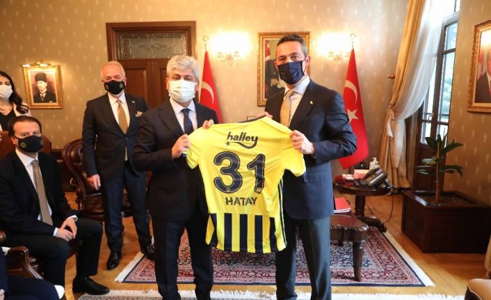 Fenerbahçe Yönetimi Hatay Valisi’ni ziyaret etti