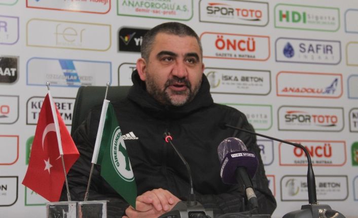 Giresunspor - Ankaraspor maçının ardından