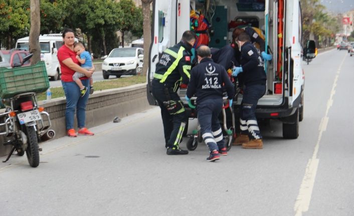 Kadın sürücü üzüntüden, motosiklet sürücüsü can acısından ağladı