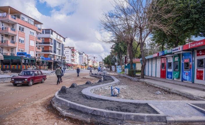 Kafeler Caddesi birinci etabın sonuna gelindi