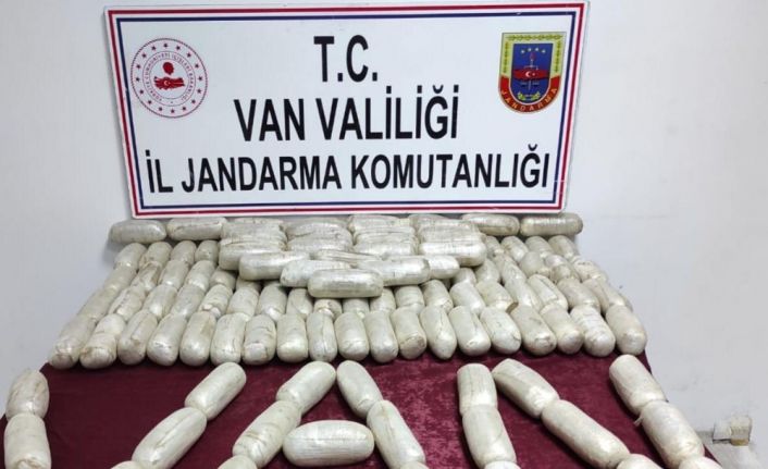 Van’da 68 kilogram eroin ele geçirildi