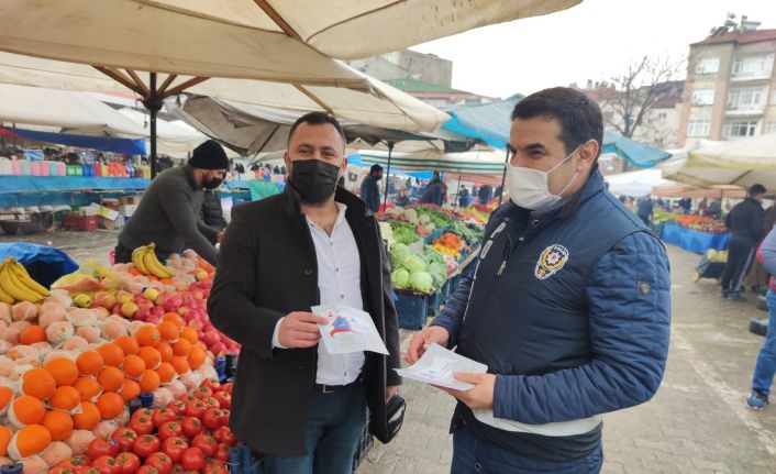 4 ay sonra kurulan ilk cumartesi pazarında vatandaşlara uyarı