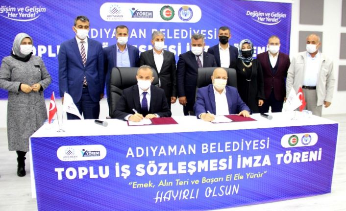 Adıyaman Belediyesi’nde toplu iş sözleşmesi sevinci