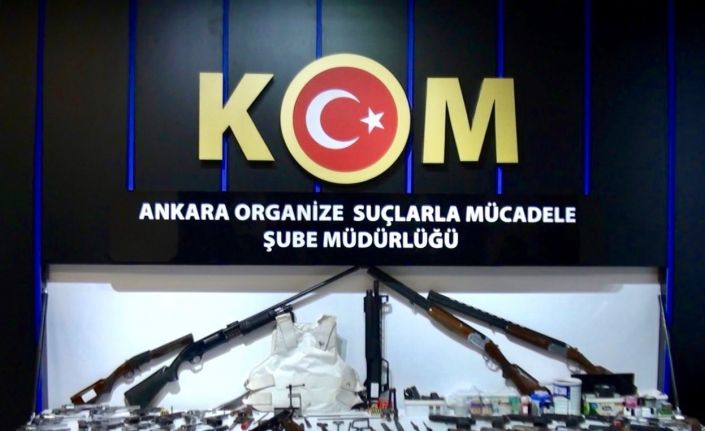 Ankara merkezli silah kaçakçılığı operasyonu: 8 gözaltı