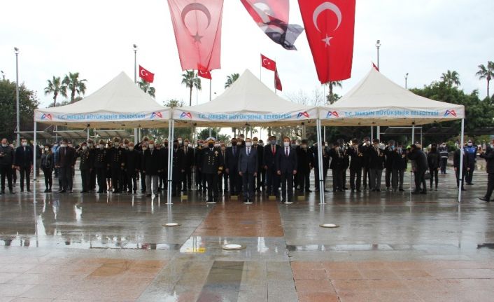 Atatürk’ün Mersin’e gelişinin 98’inci yıl dönümü törenle kutlandı