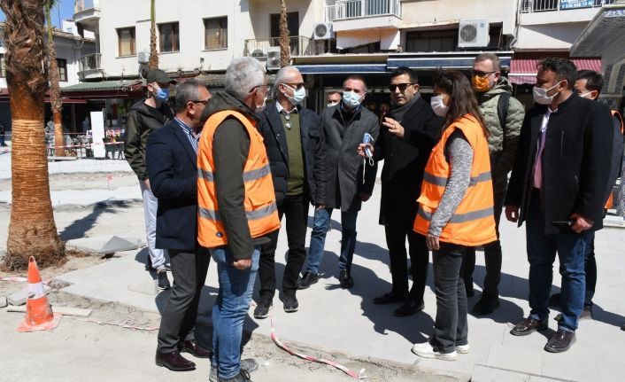 Başkan Günel, çalışmaları yerinde inceledi