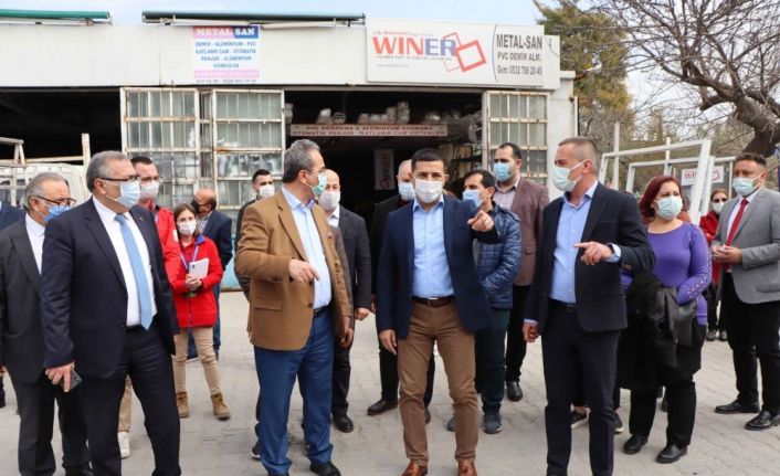 Başkan Günel, Kuşadası Sanayi Sitesi esnafının sorunlarını dinledi