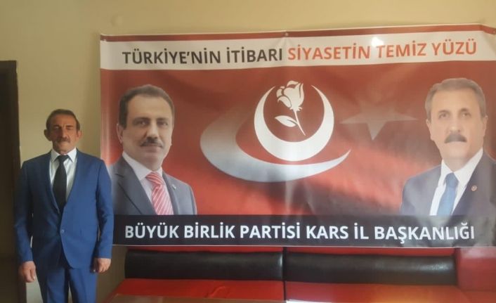 BBP Kars İl Başkanlığı’na Sadık Arığ getirildi