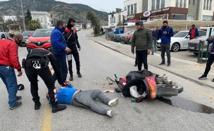 Bodrum’da trafik kazası: 1 yaralı