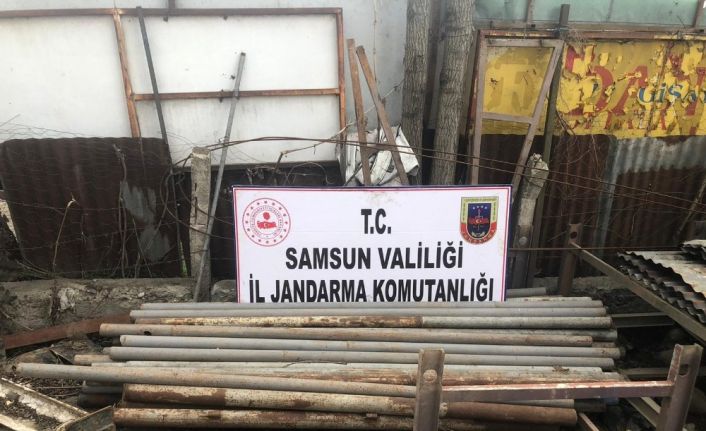 Çalıntı demirler hurdacıda ele geçirildi