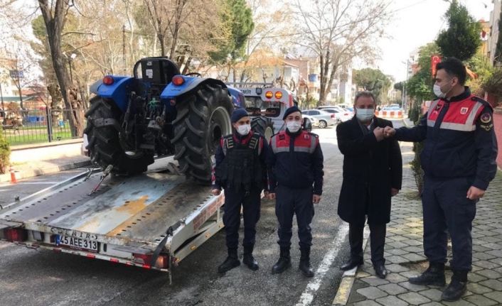 CHP’li eski vekilin çalınan traktörü bulundu