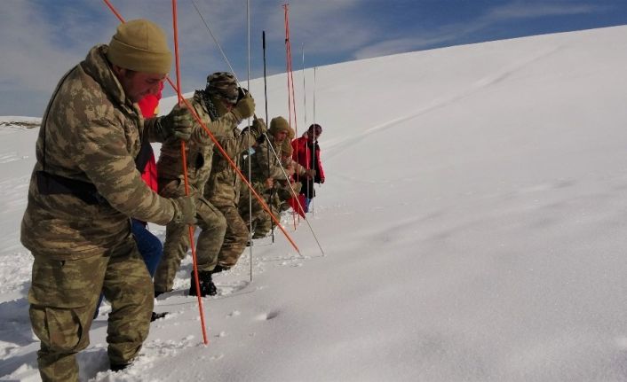 Çığ bölgesindeki canlar güvenlik korucularına emanet