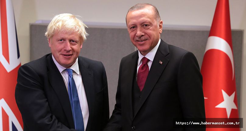 Cumhurbaşkanı Erdoğan İngiltere Başbakanı Johnson'la görüştü