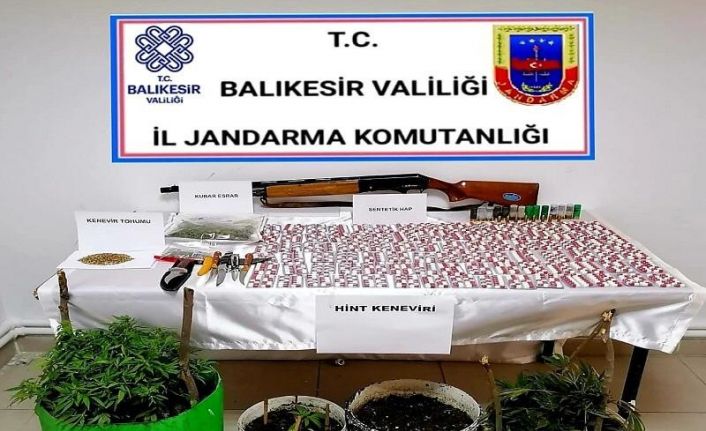 Edremit’te uyuşturucu operasyonu: 9 gözaltı