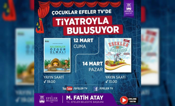 Efeler Belediyesi izleyicileri tiyatroya doyuracak