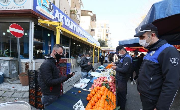 Efeler zabıtası denetimlerini sürdürüyor