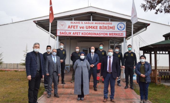 Elazığ’da  Sağlık Afet Koordinasyon Merkezi hizmete girdi