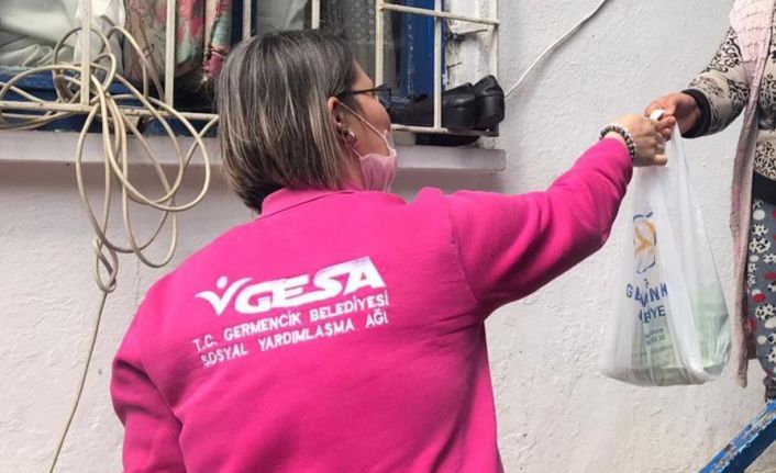 Germencik Belediyesi 1 ton taze fasulye dağıttı