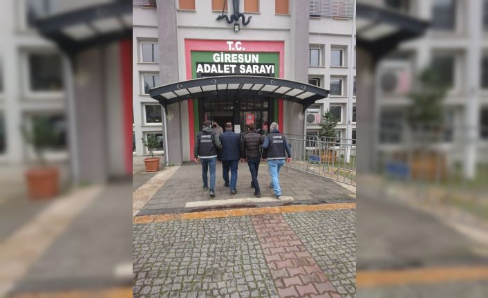 Giresun’da uyuşturucu madde ticaretinden 1 kişi tutuklandı