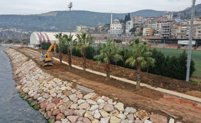 Hereke Sahilini palmiye ağaçları süsleyecek