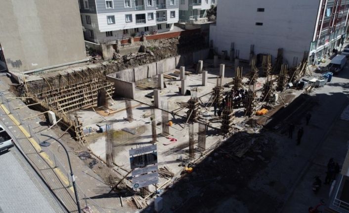 İş Merkezi ve Otopark Projesi’nde çalışmalar sürüyor