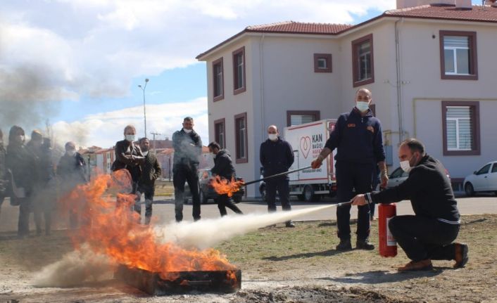 İtfaiyeden yangın güvenliği eğitimi