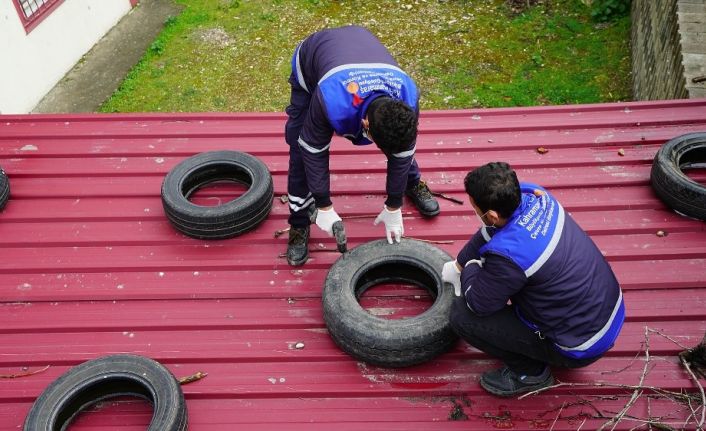 Kahramanmaraş atık araç lastiklerinden temizleniyor