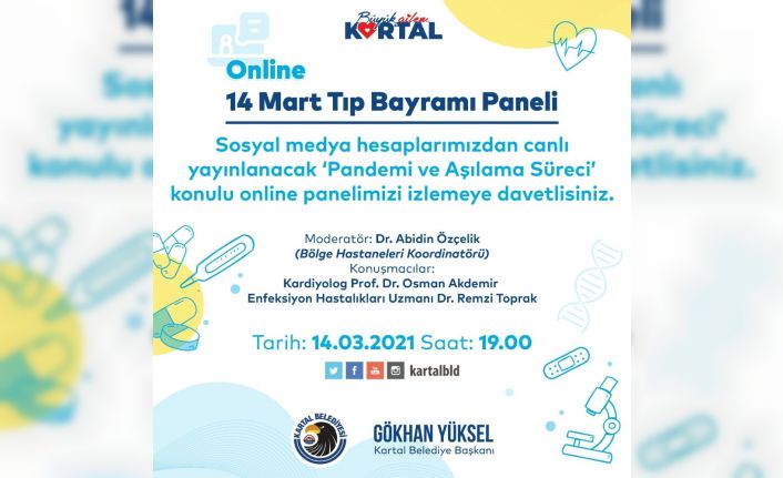 Kartal Belediyesi’nden 14 Mart Tıp Bayramı Paneli