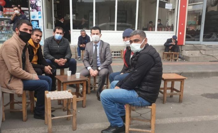 Kaymakam ve Belediye Başkan Vekili Beşikci, esnafla bir araya geldi