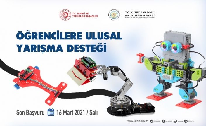 KUZKA’dan öğrencilere ulusal yarışma desteği