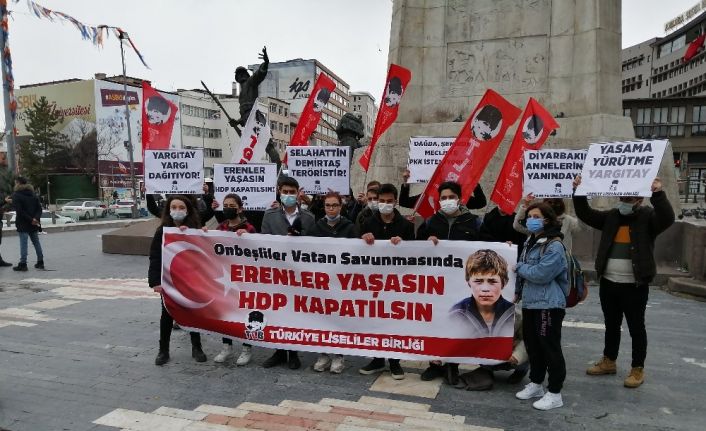 Liselilerden HDP kapatılsın talebi