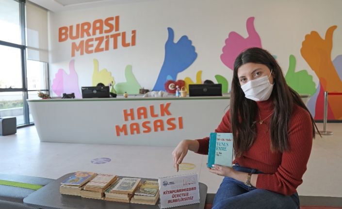 Mezitli’de ücretsiz kitap alışverişi