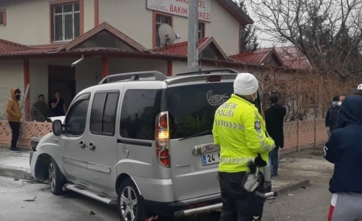 Ölümden kıl payı kurtuluş güvenlik kamerasına yansıdı