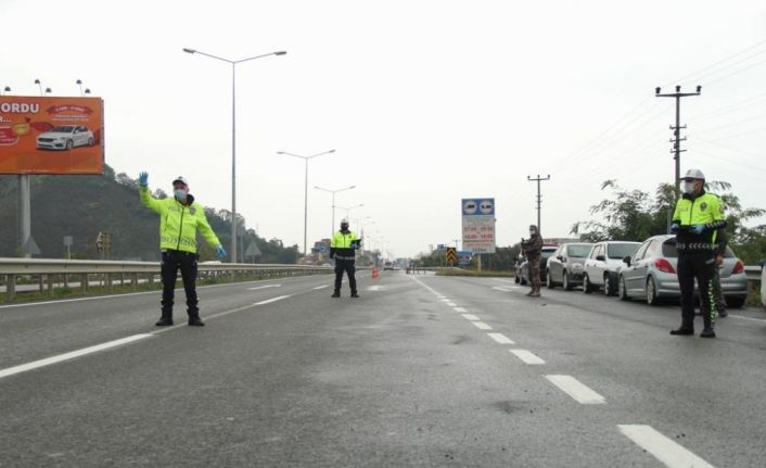 Ordu’da trafiğe sıkı kontrol