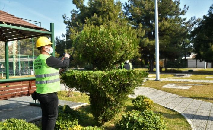 Park ve bahçelere makyaj