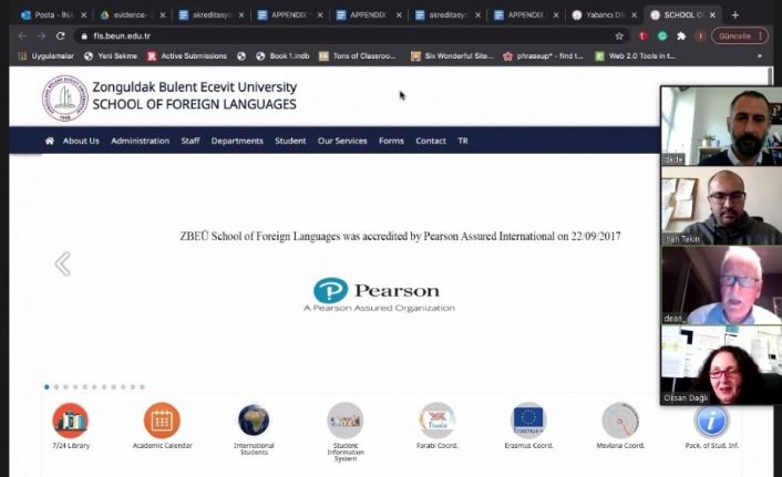 “Pearson  Assured  International”  4. yıllık ziyareti online gerçekleştirildi