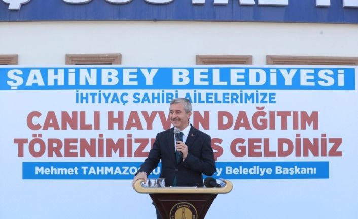 Şahinbey’de hayvan yetiştiricilerinin yüzü gülüyor