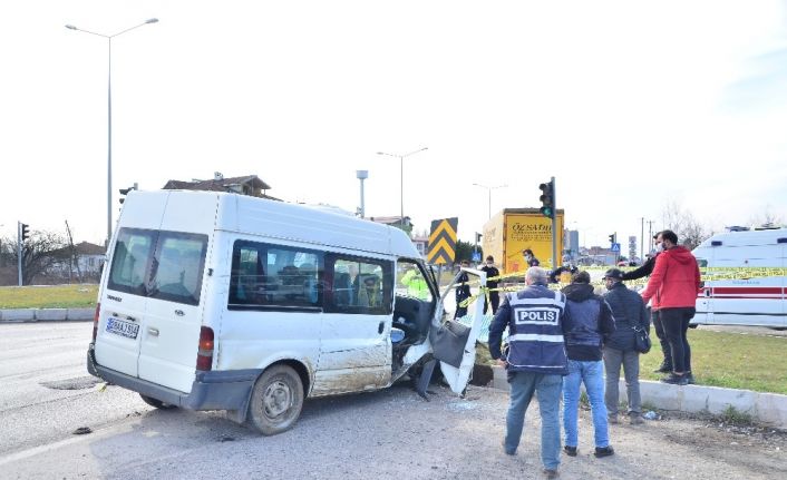 Samsun-Ordu karayolunda dehşet anları