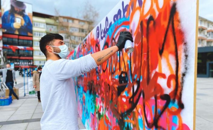 Sanayi şehrini, gençlerin grafitileri renklendirecek