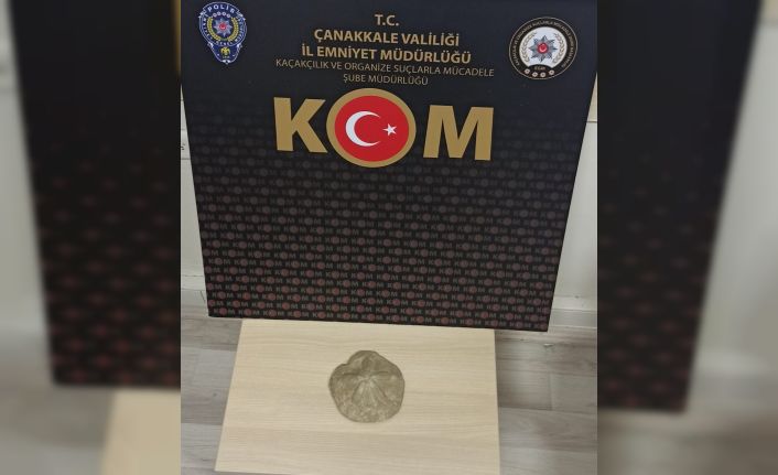 Çanakkale’de deniz yıldızı fosili ele geçirildi