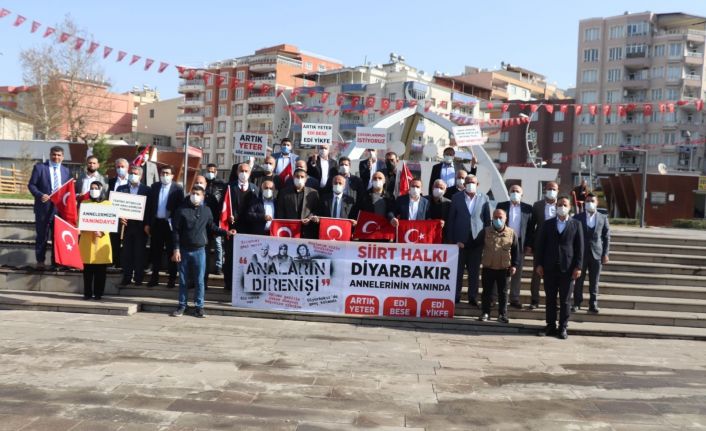 Diyarbakır annelerine destek için Siirt’ten yola çıktılar