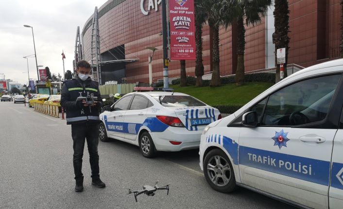 İstanbul’da drone destekli trafik denetimi