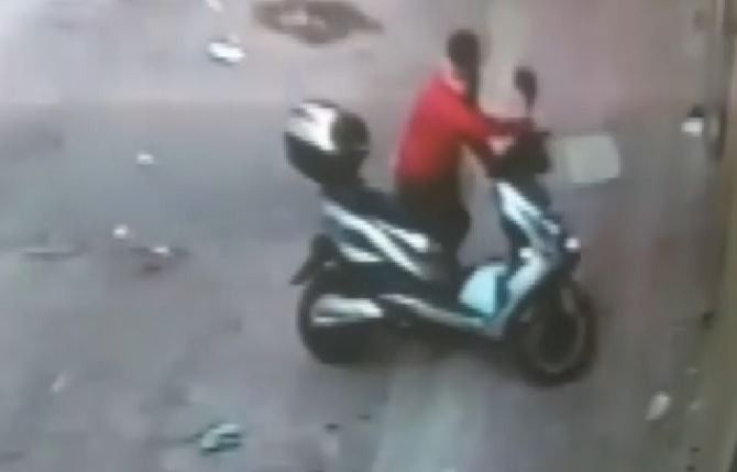 Kanser hastasının motosikletini çalan zanlı yakalandı