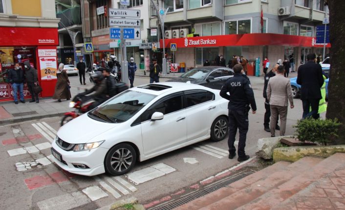 Karşıdan karşıya geçmek isterken hastanelik oldu