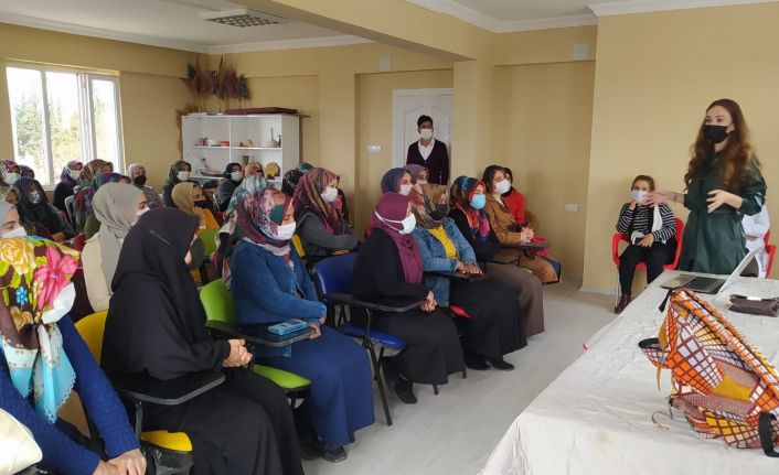 Samsatlı kadınlara sağlıklı beslenme eğitimi verildi