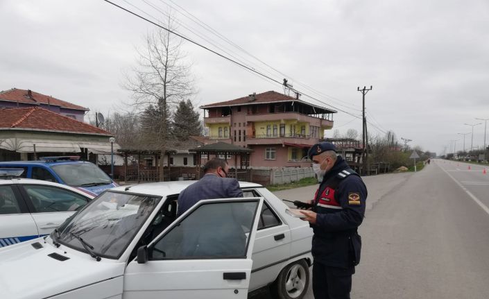 Samsun jandarmadan sıkı denetim