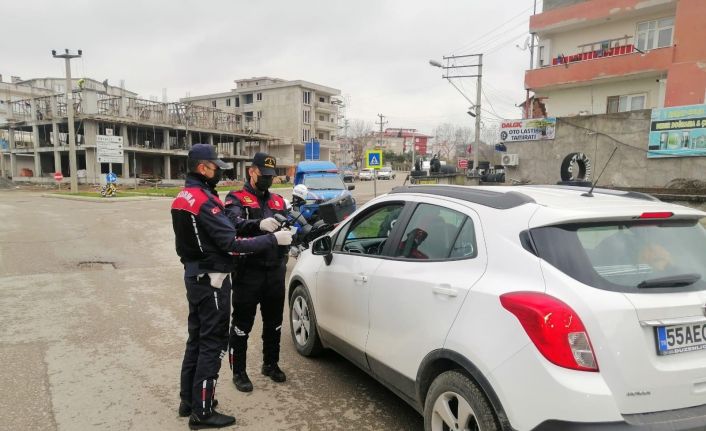 Samsun’da jandarmadan HES kodu uygulaması