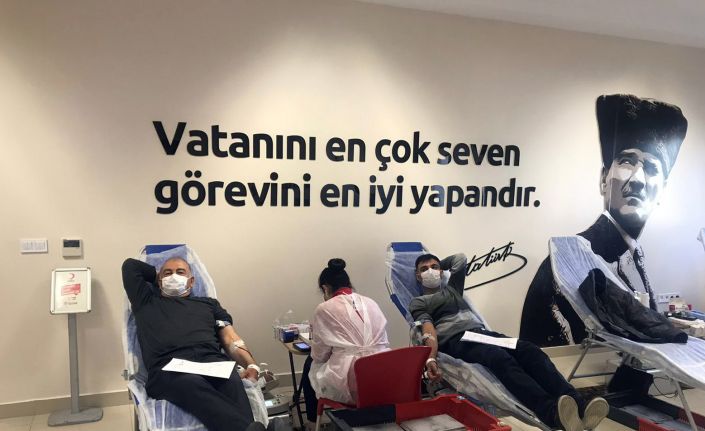 SANKO tekstil Adıyaman işletmesi çalışanları kan bağışı yaptı